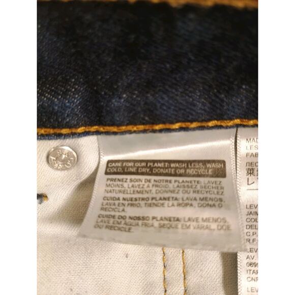 LEVI'S 505 - Men's Regular Fit Straight Leg Denim Blue Jeans Size 36x34 EUC - Picture 10 of 10